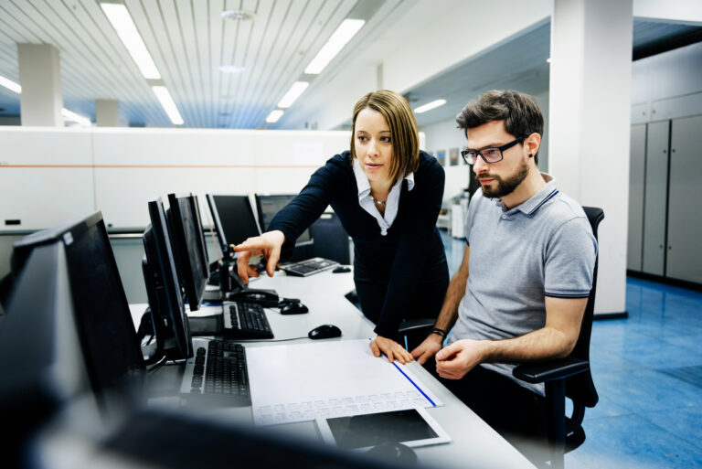 it professionals collaborating over how to reduce human errors in an smb